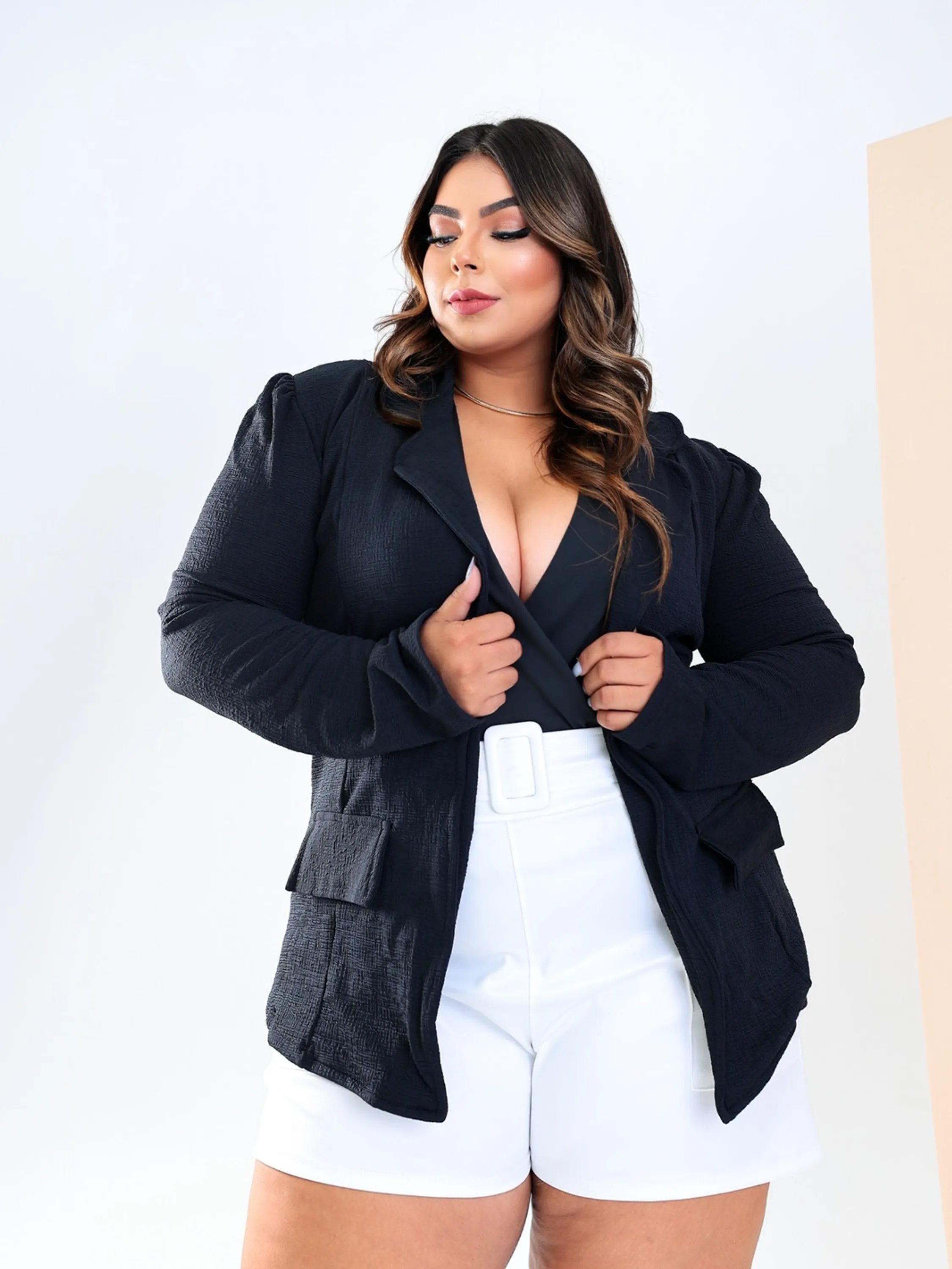 Blazer princesa Plus Size