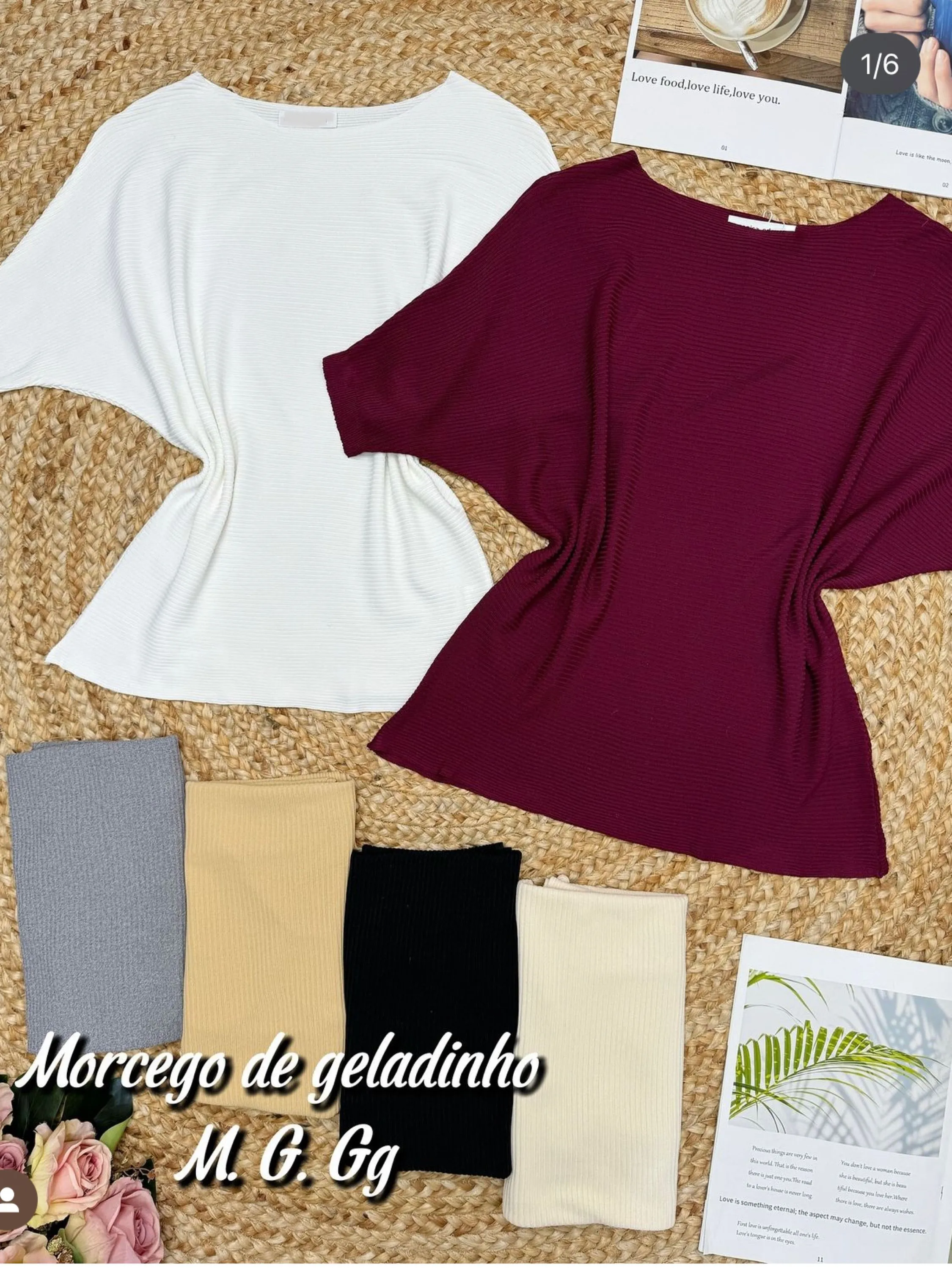 Blusa fresquinho manga morcego linda bella