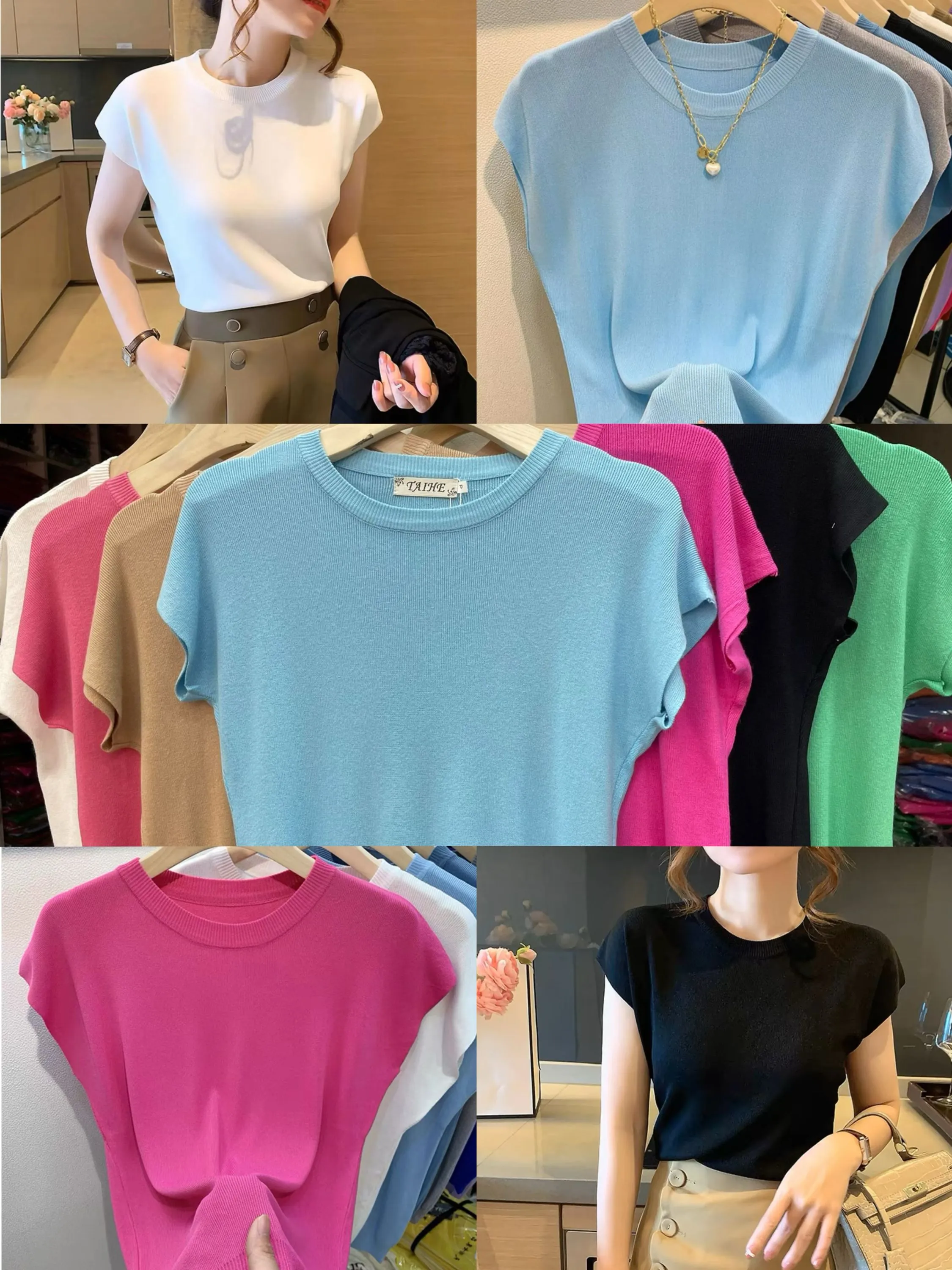 Blusa modal sem manga