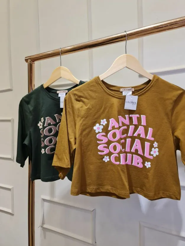 TSHIRT ANTISOCIAL CROPP