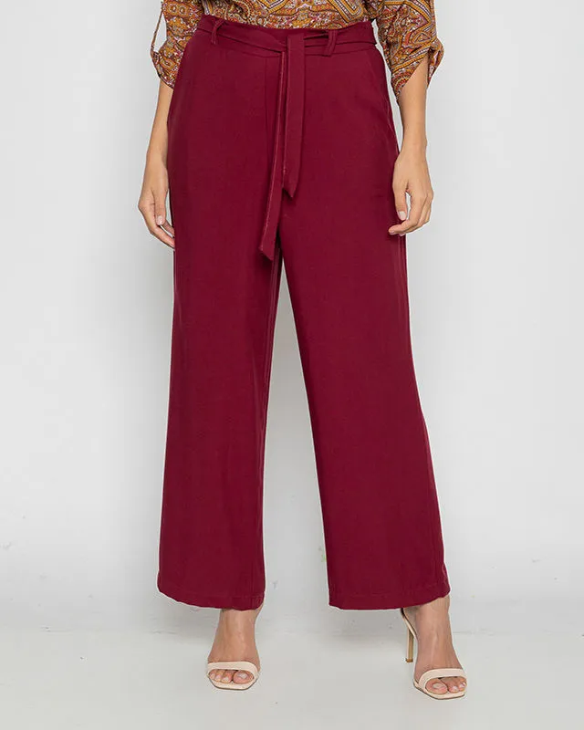 CALÇA PANTALONA VINHO