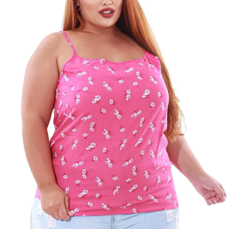 Blusa Regata Básica Plus Size