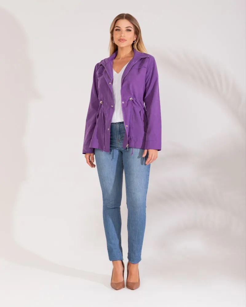 JAQUETA PARKA OLIVIA ROXO