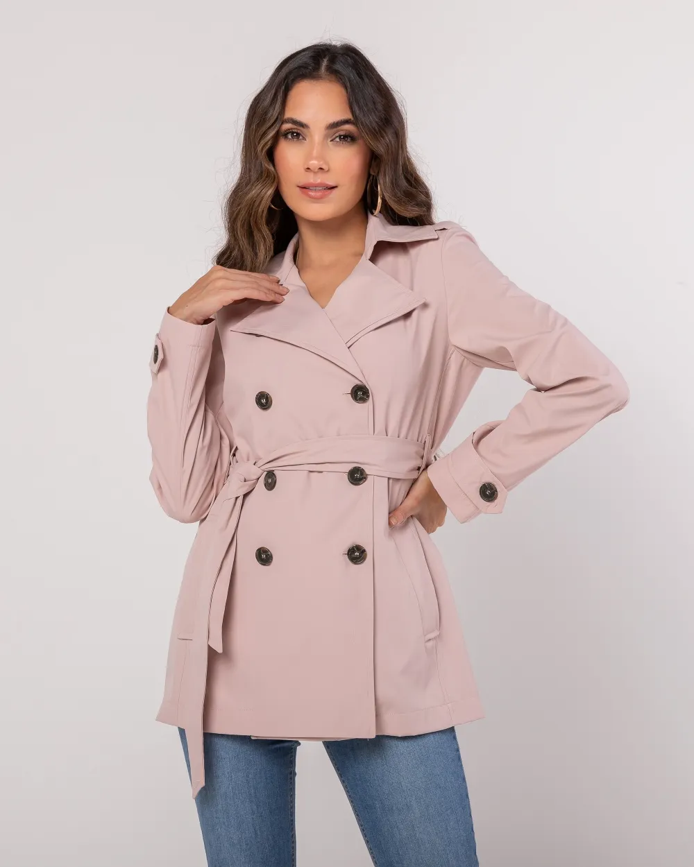 TRENCH COAT GARDENIA ROSE