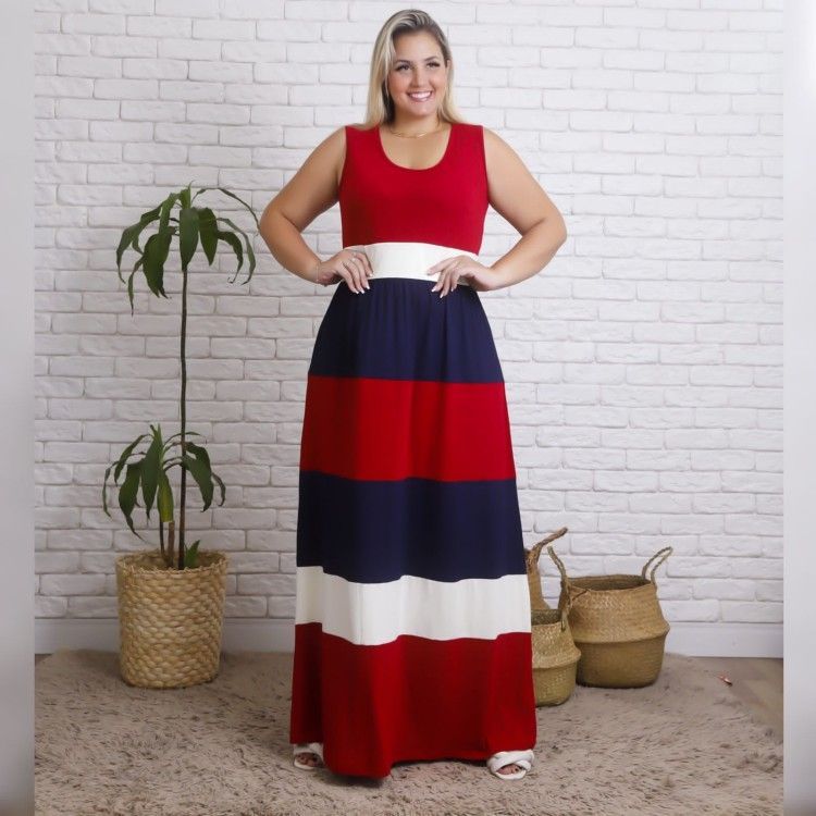 VESTIDO  LONGO  REGATA