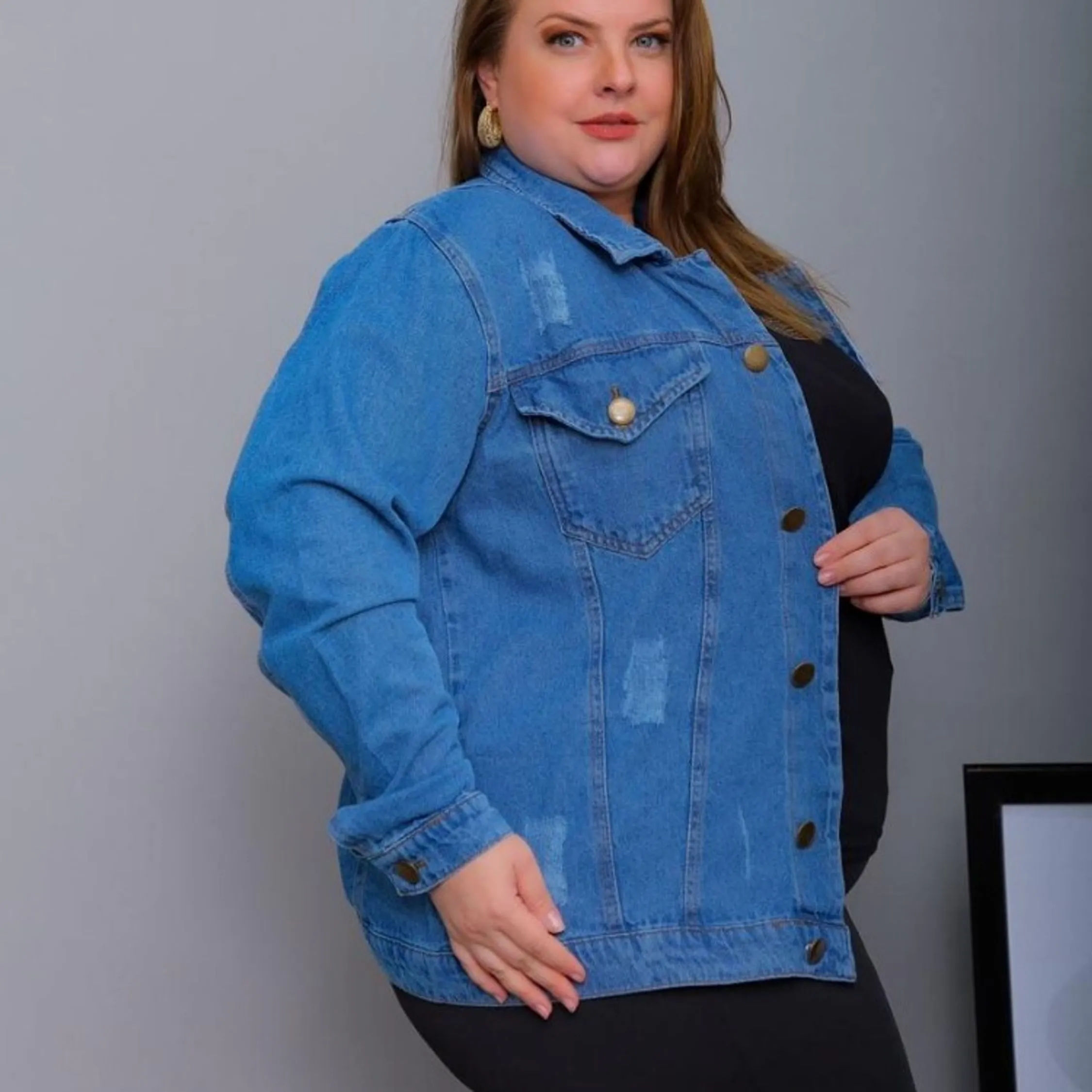 Jaqueta plus Size