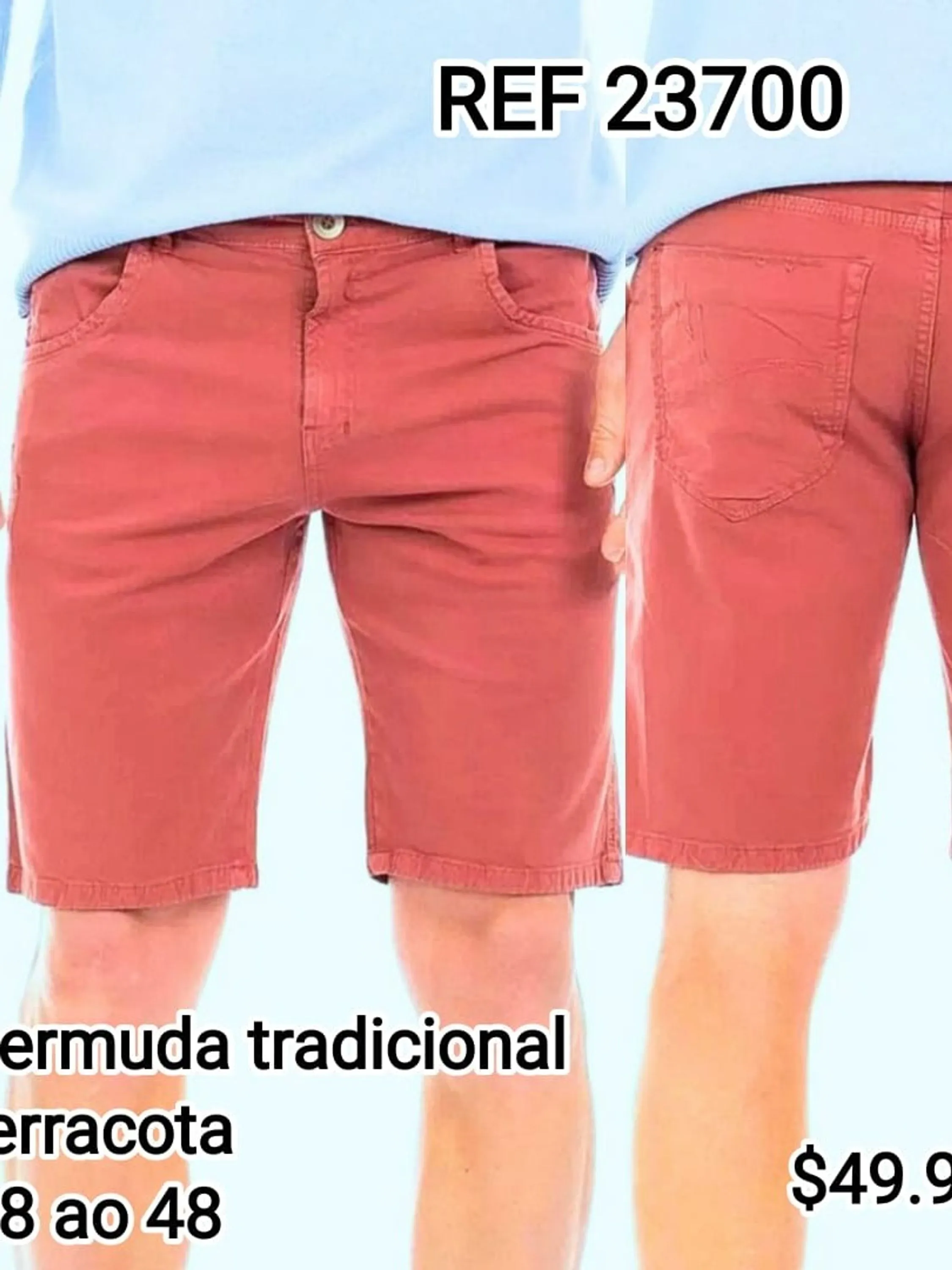 Bermuda Masc tradicional