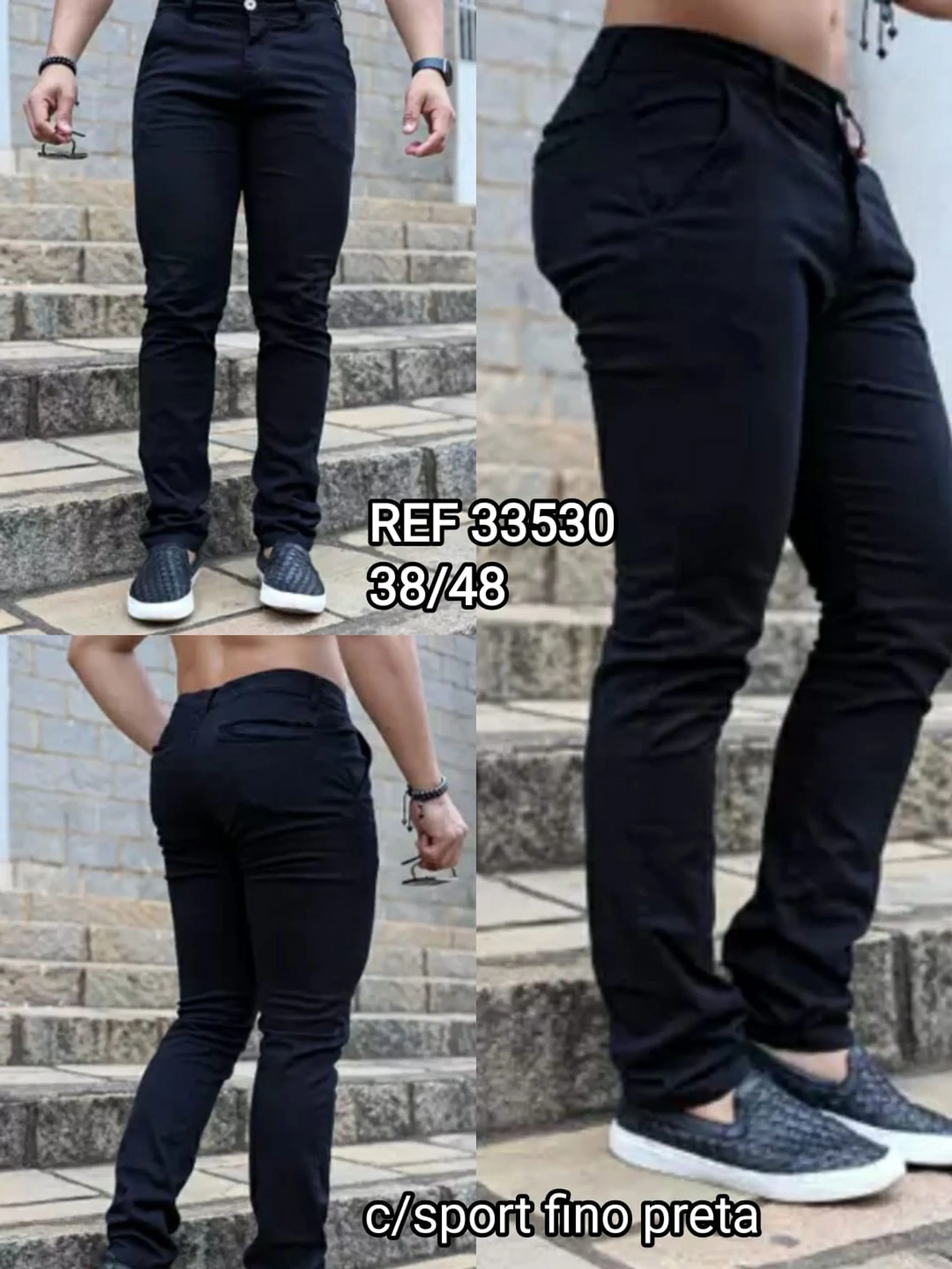 Calça masc sport fino