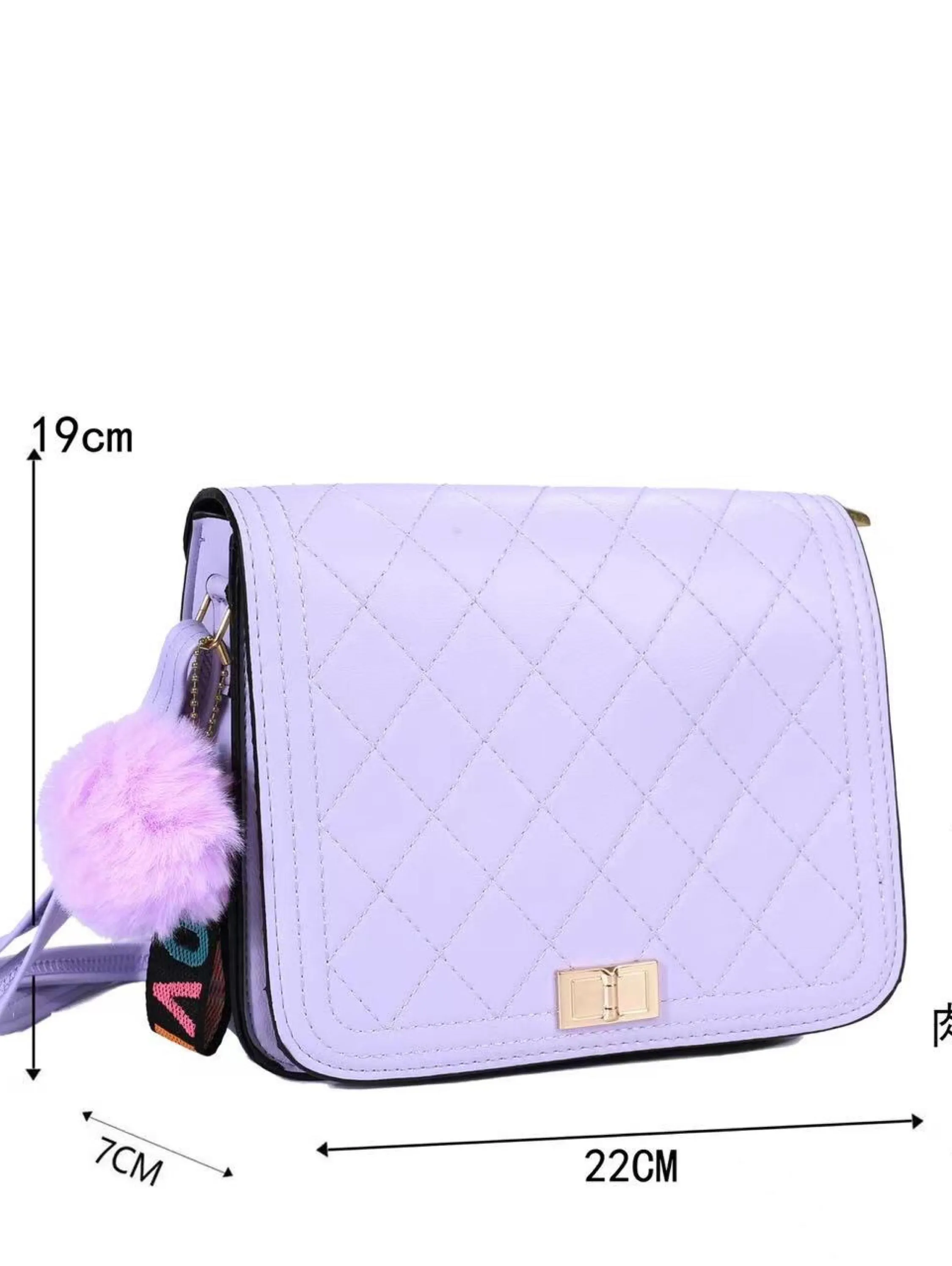 Bolsa feminina transversal(J204)