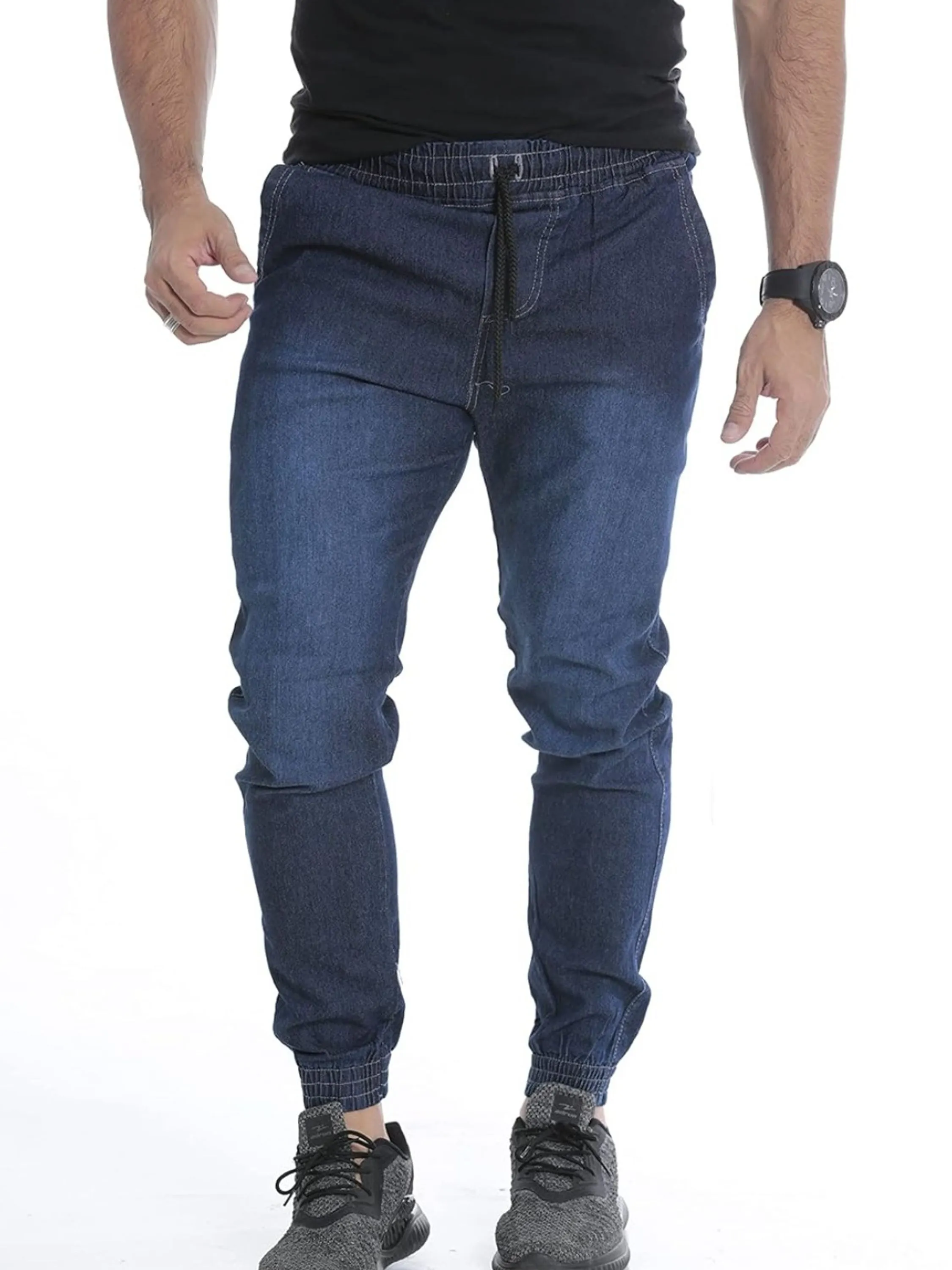 Calça jogar  jeans masculino