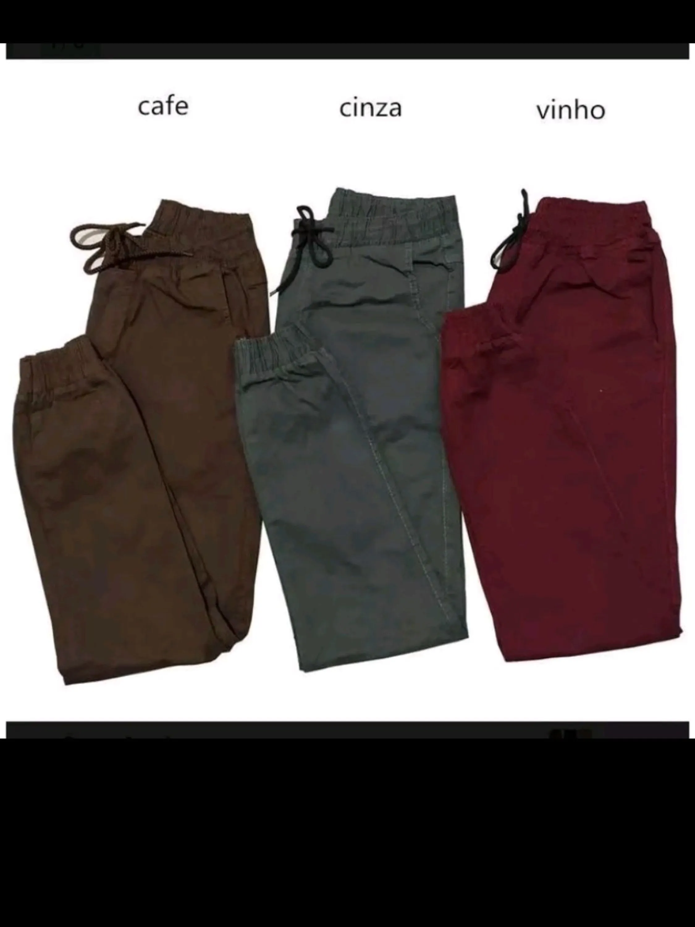 Calça jogar masculino