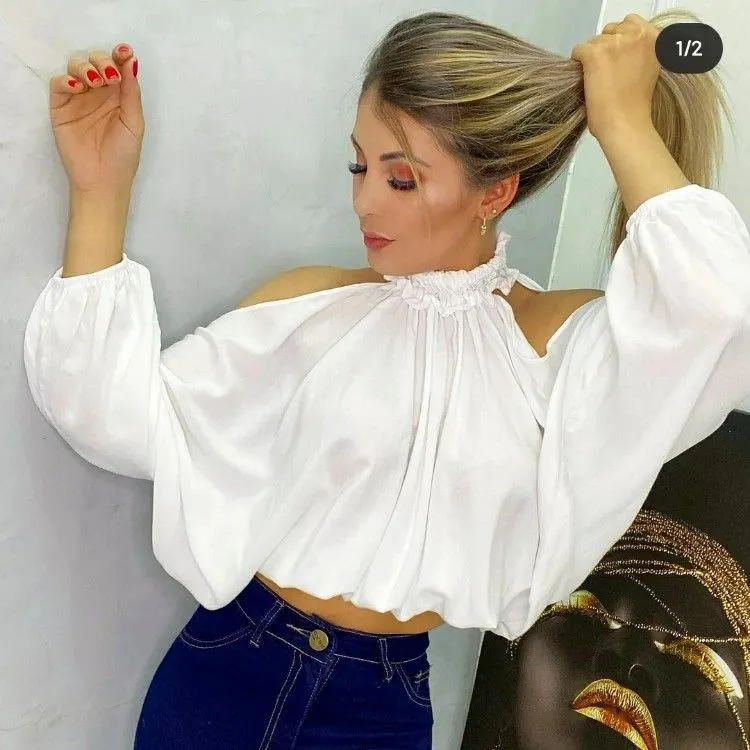 Blusa manga longa