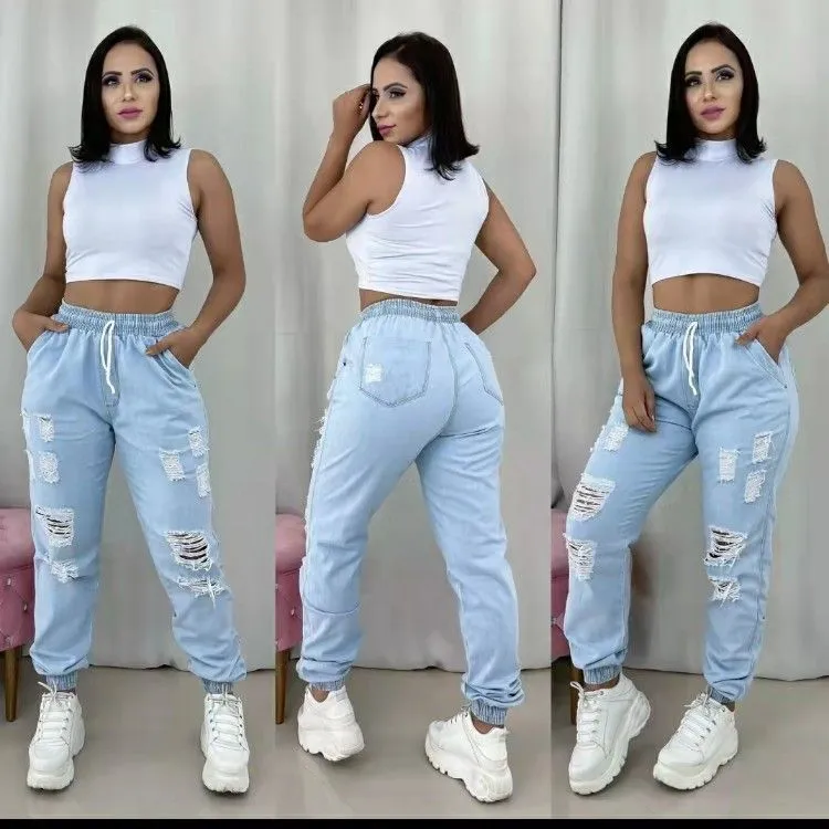 Calça jeans jogger