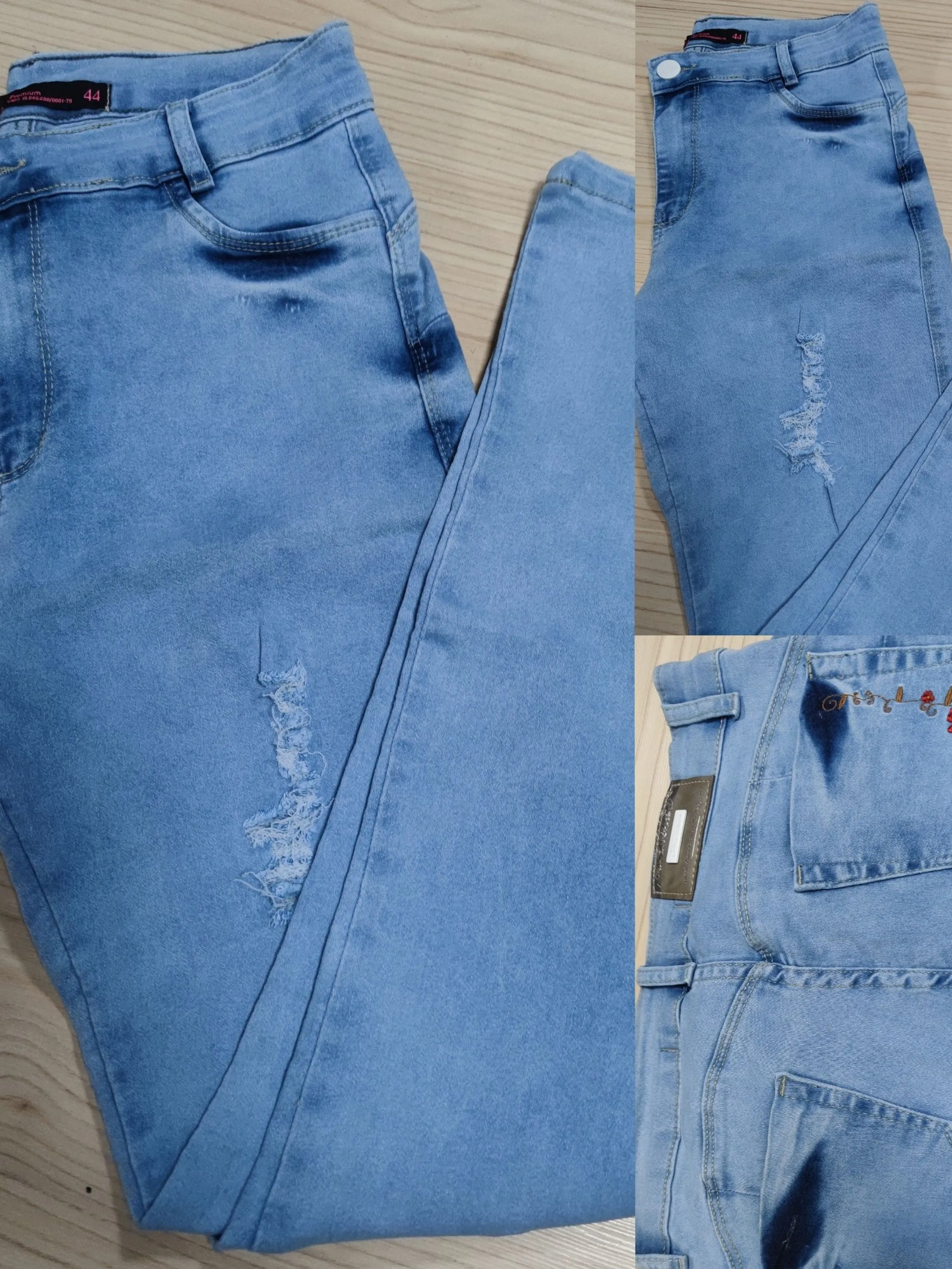 Calça jeans colar