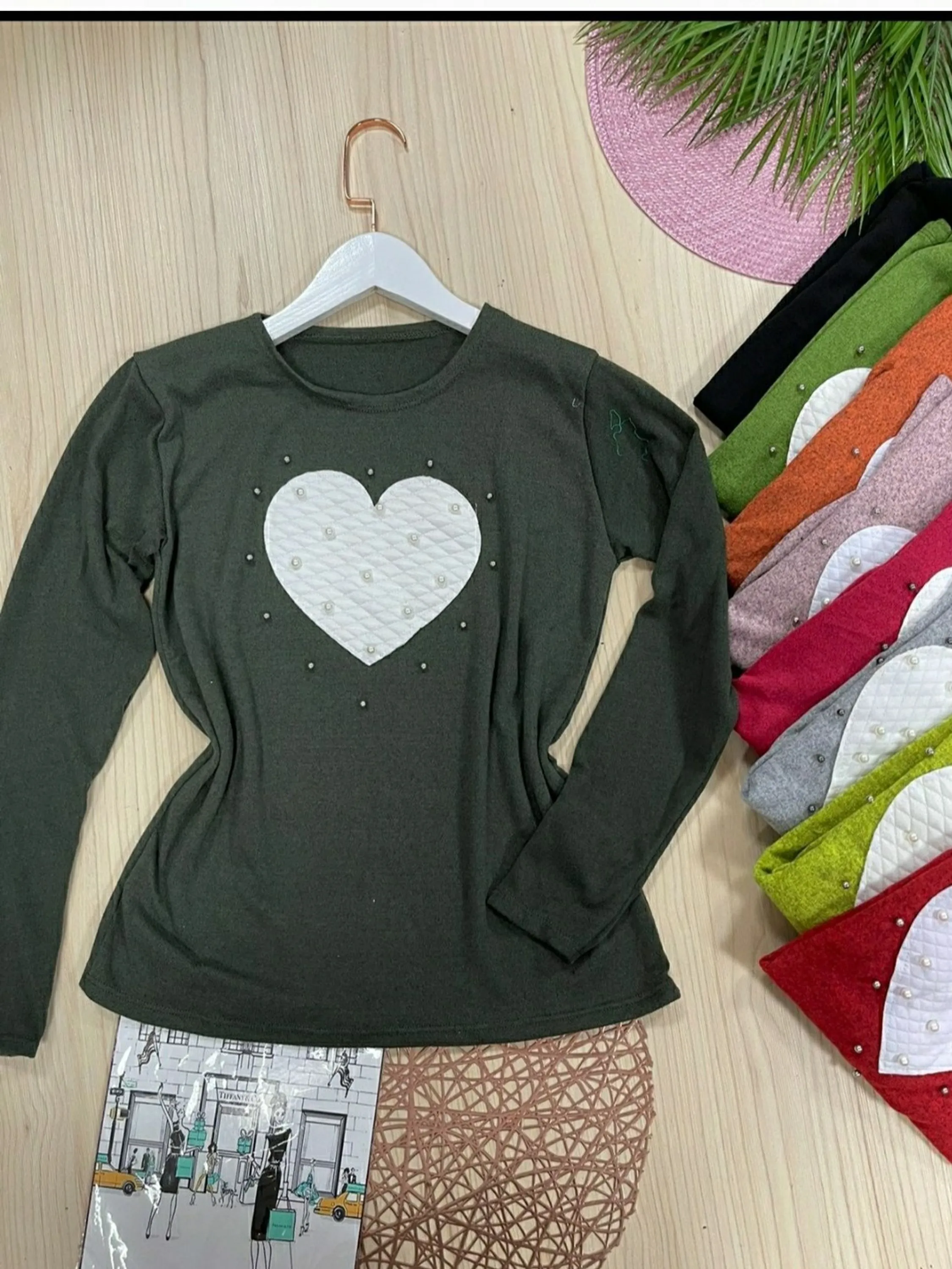 Blusa manga longa