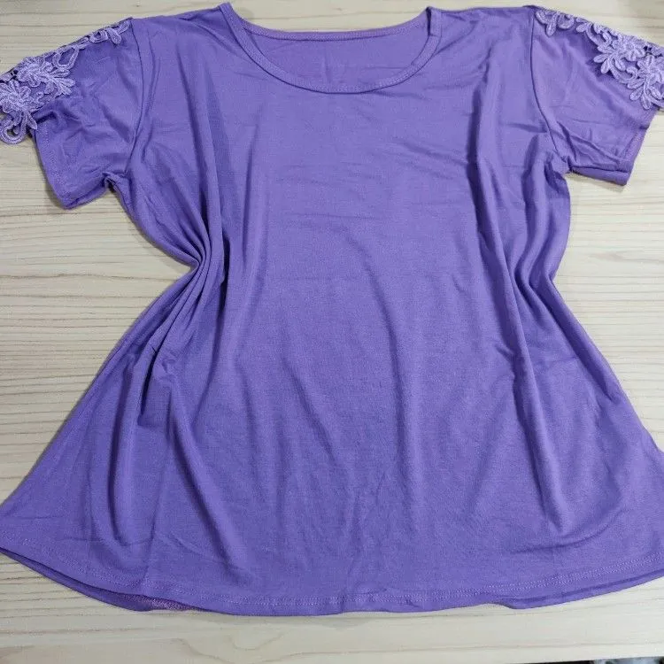 Blusa manga curta plus size