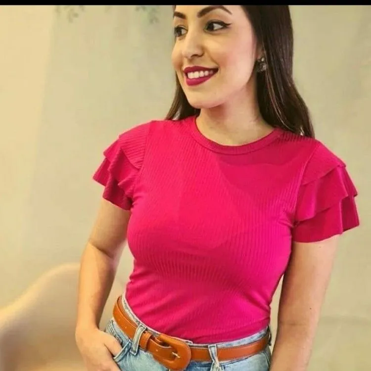 Blusa manga curta