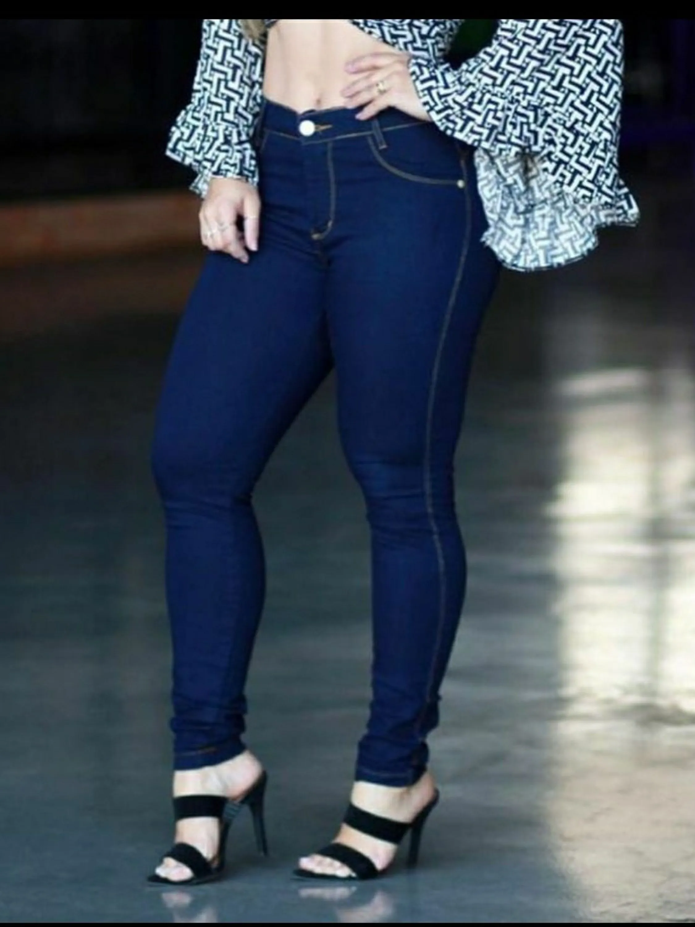 Calça jeans azul