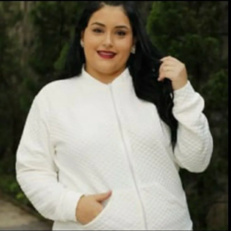 Jaqueta plus size  Alisa Moda Feminina