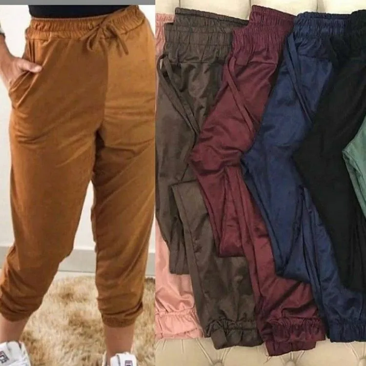 Calça jogger Suede