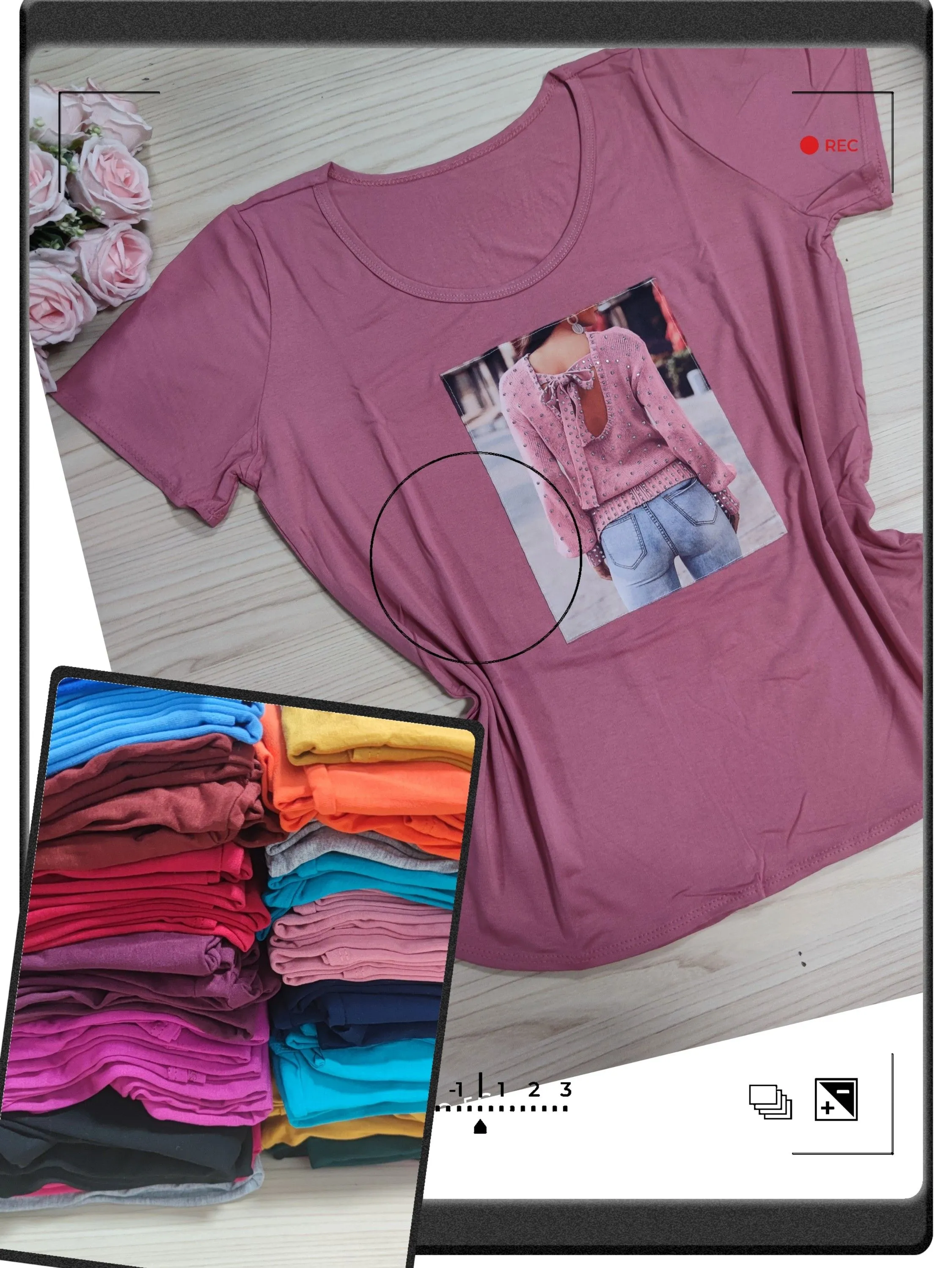 Blusa manga curta GG