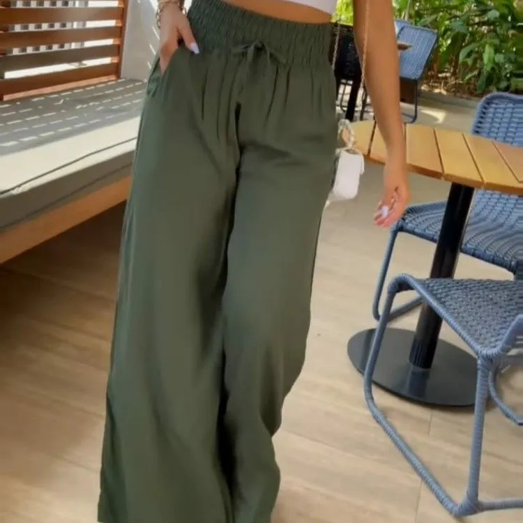 Calça pantalona flare