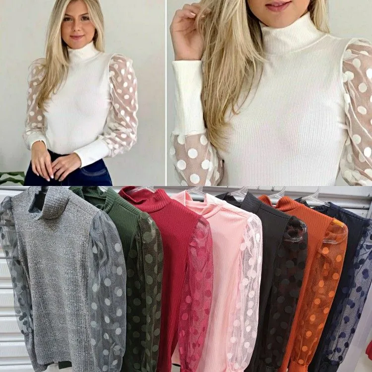 Blusa manga longa