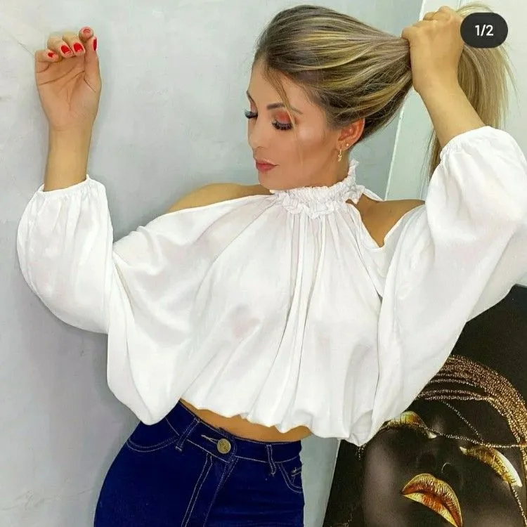 Blusa manga longa