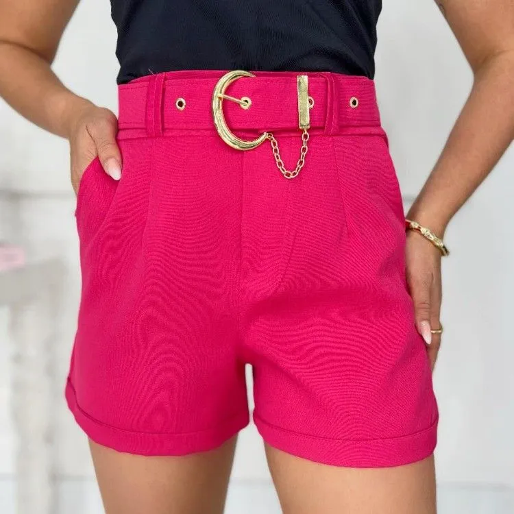 Shorts com cinto