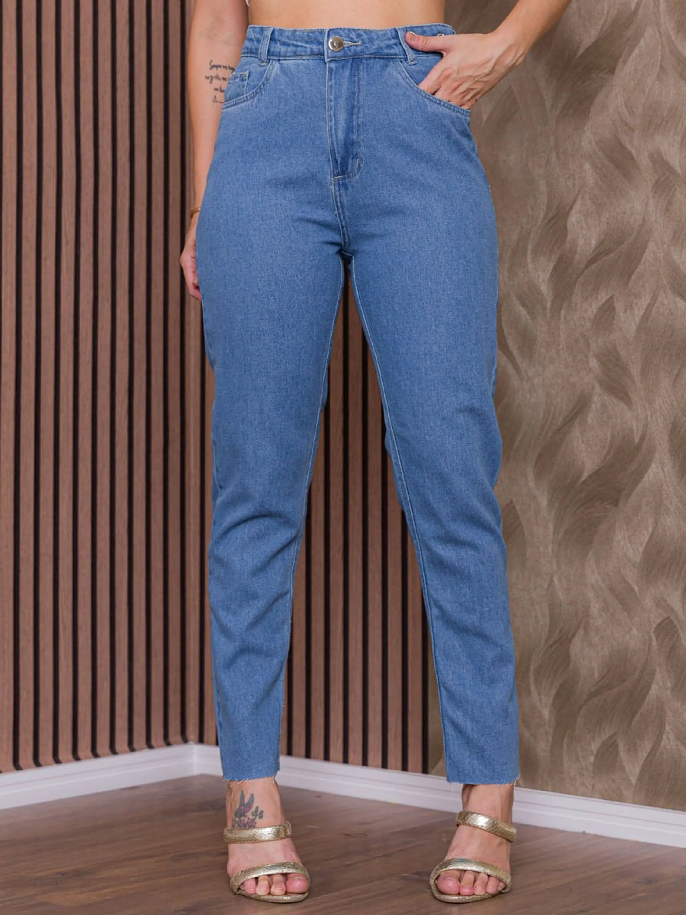 Calça Feminina Jeans Premium Mom