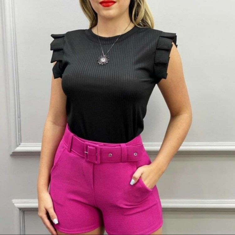 Blusa regata manga princesa