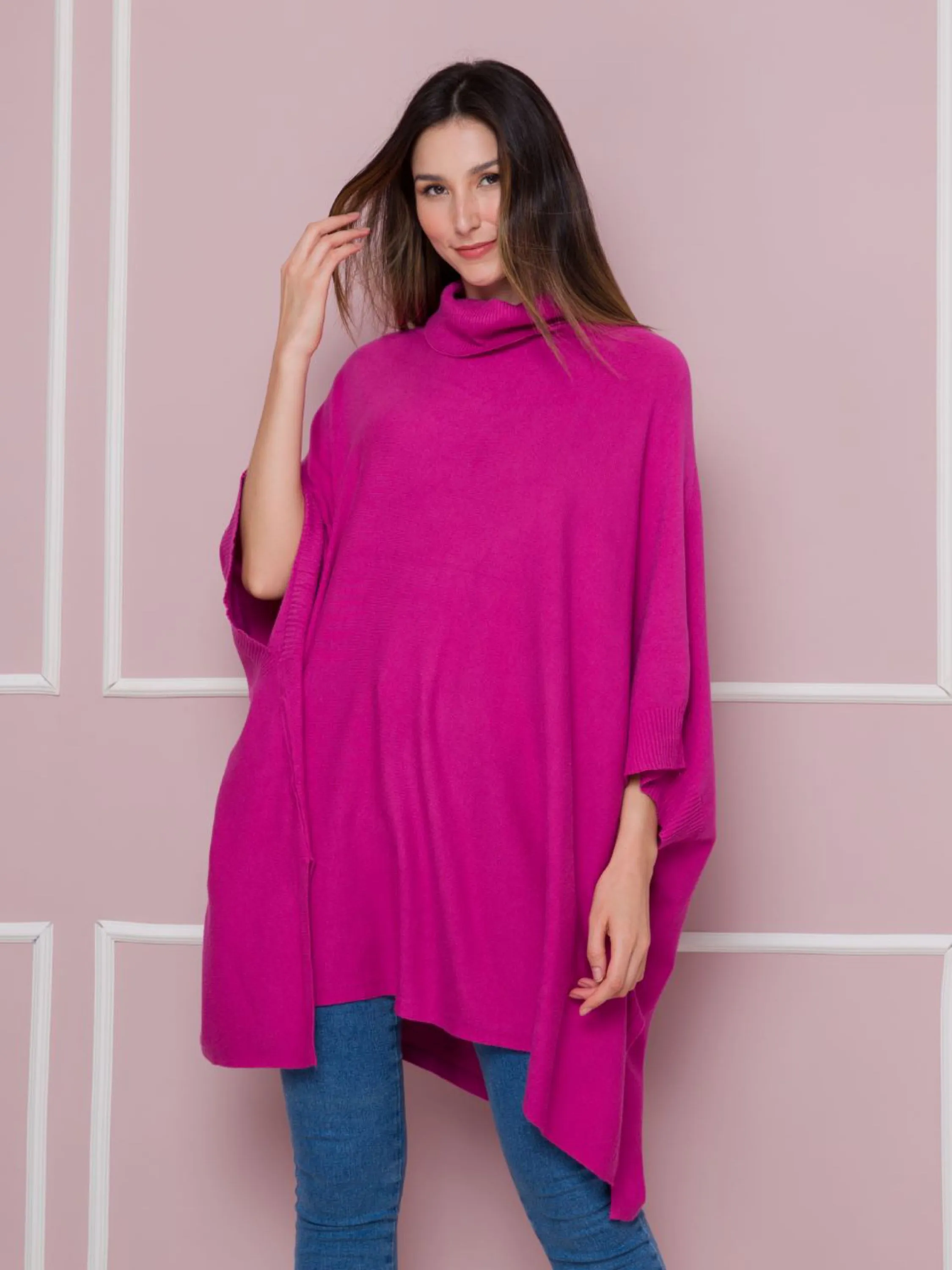 Poncho modal feminina importado Pmg AM2078