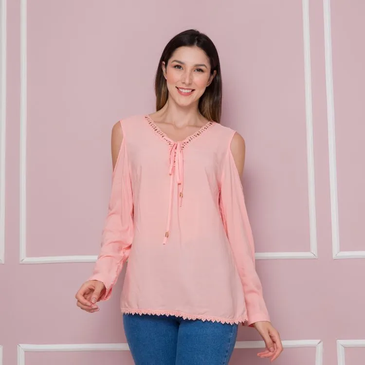 Blusa feminina importado manga longa pmgAM806