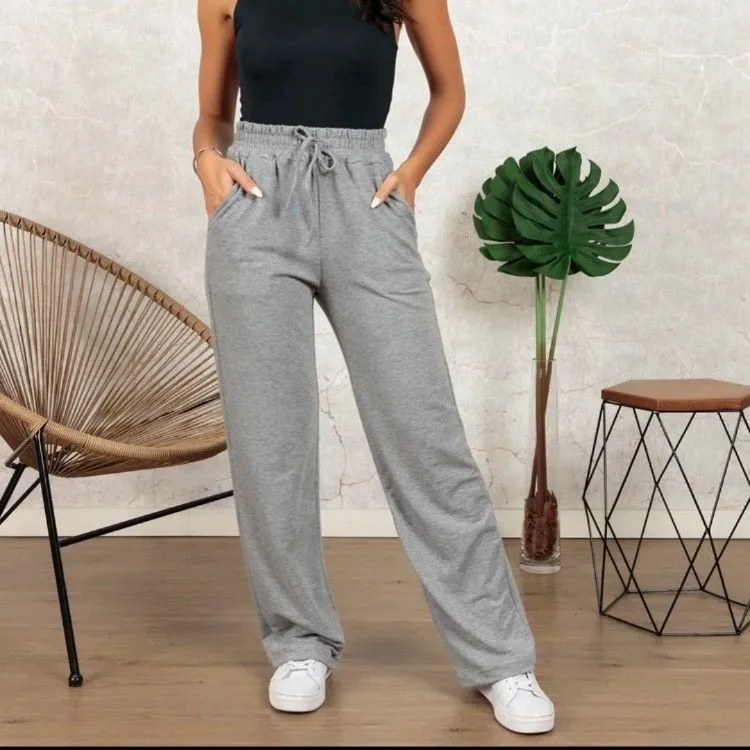 Calça pantalona moletinho C3456