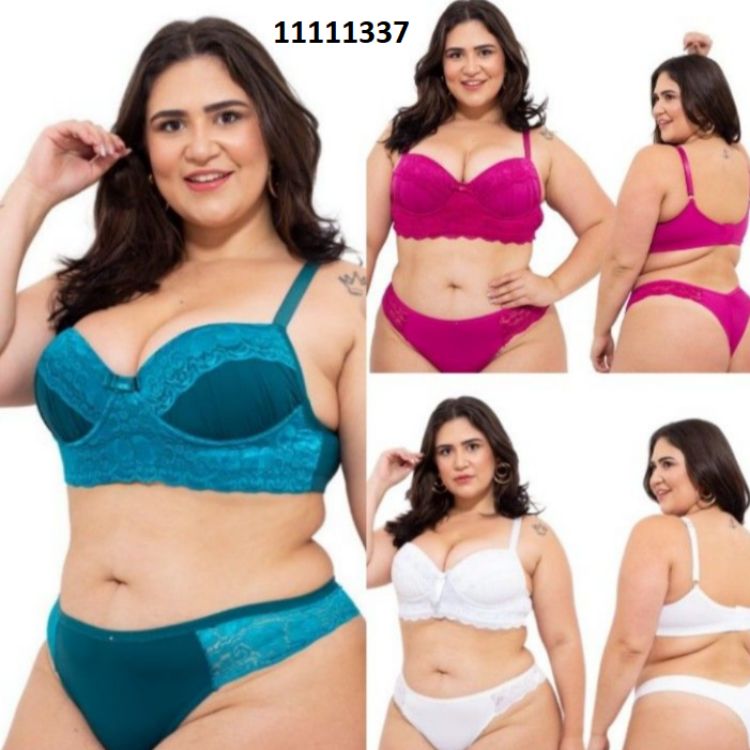 Conjunto Lingerie Plus Size 11111337 3008