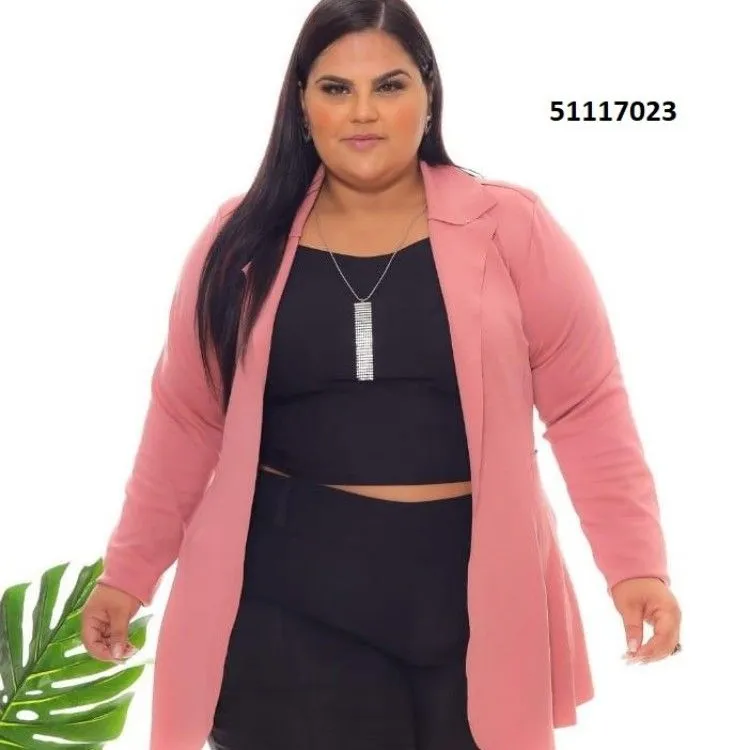 Blazer Curto Plus Size 51117023 2810