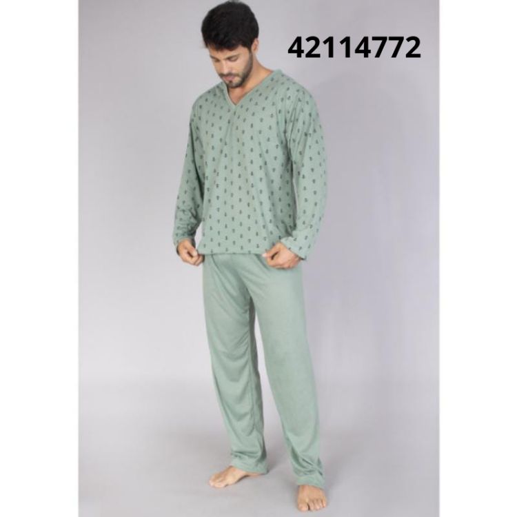 Pijama Masculino Manga Longa 421147721 ATAKADUS 1509