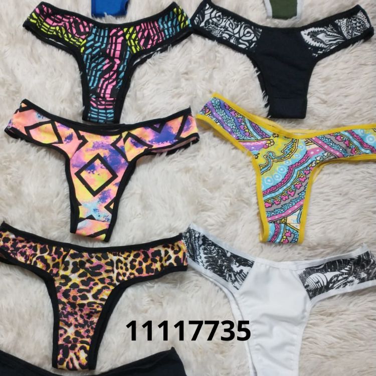 Calcinha Tanga Estampada 11117742 3105