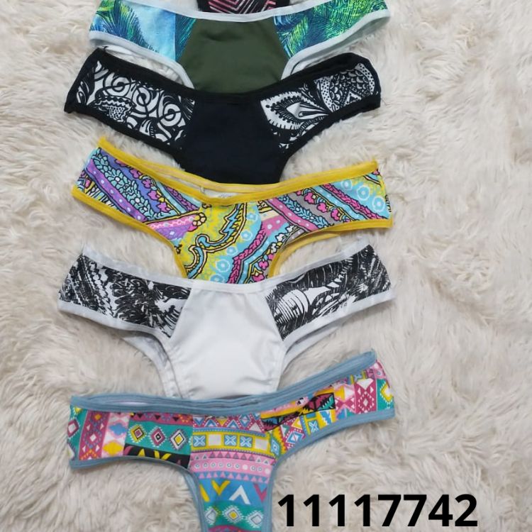 Calcinha tanga estampada 11117742 1909