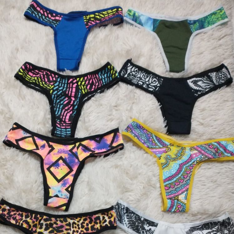 Calcinha Tanga Estampada 11117742 2206