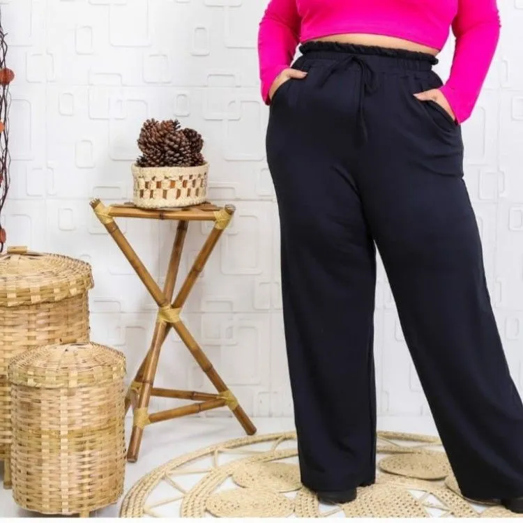 Calça Pantalona Plus Size