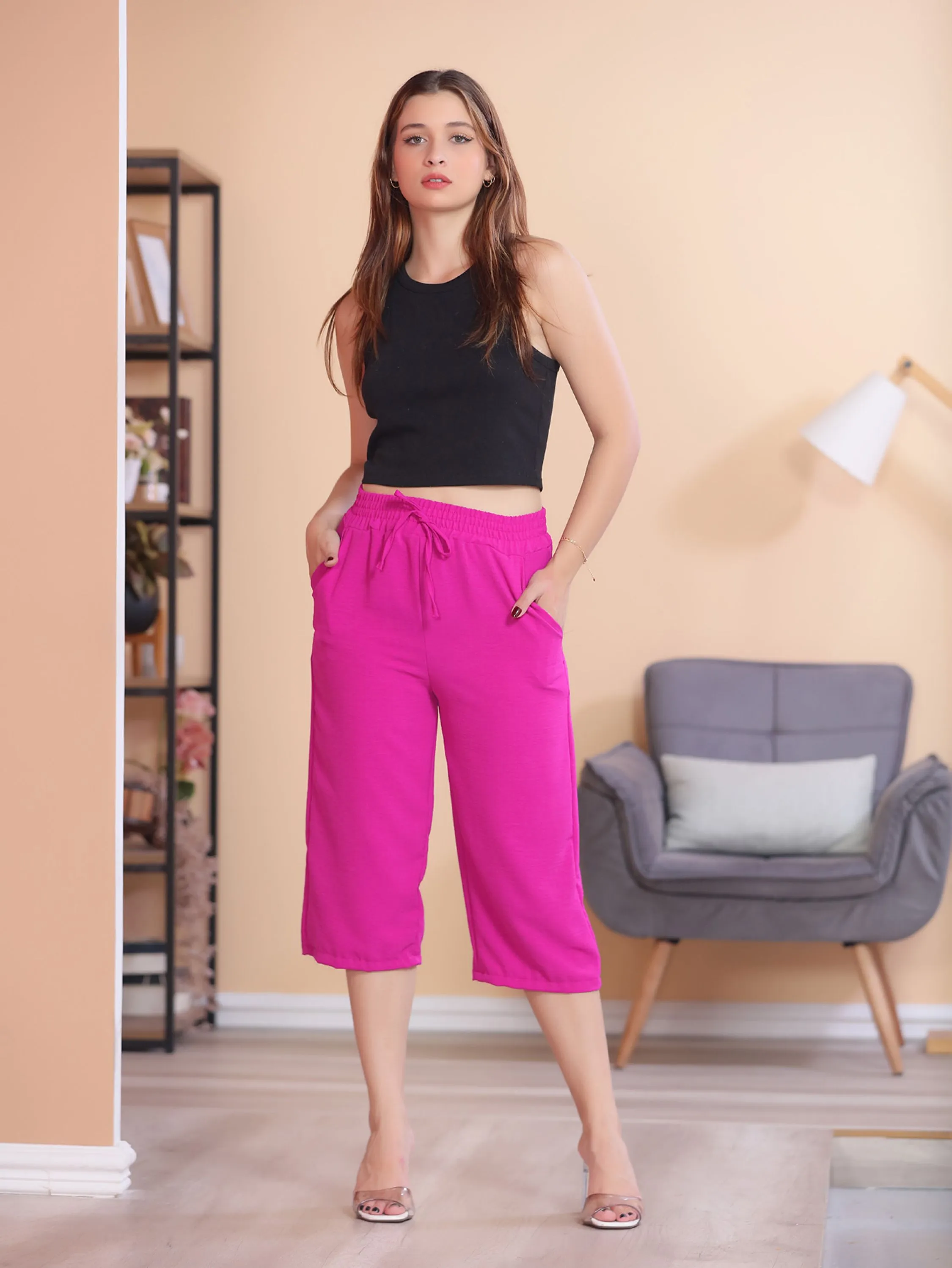 Calça pantacur liso básico duna com bolsos