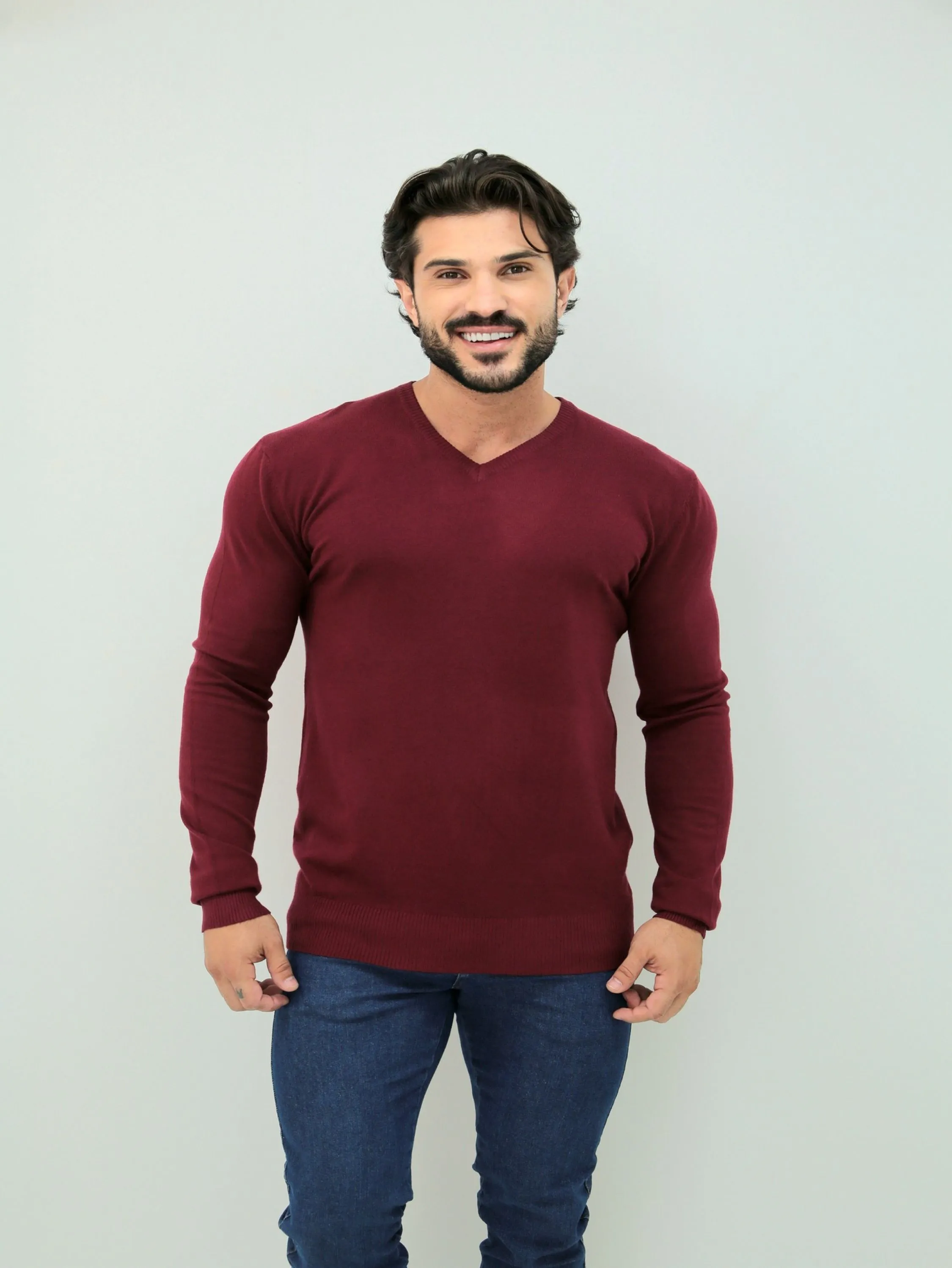 Blusa suéter masculino