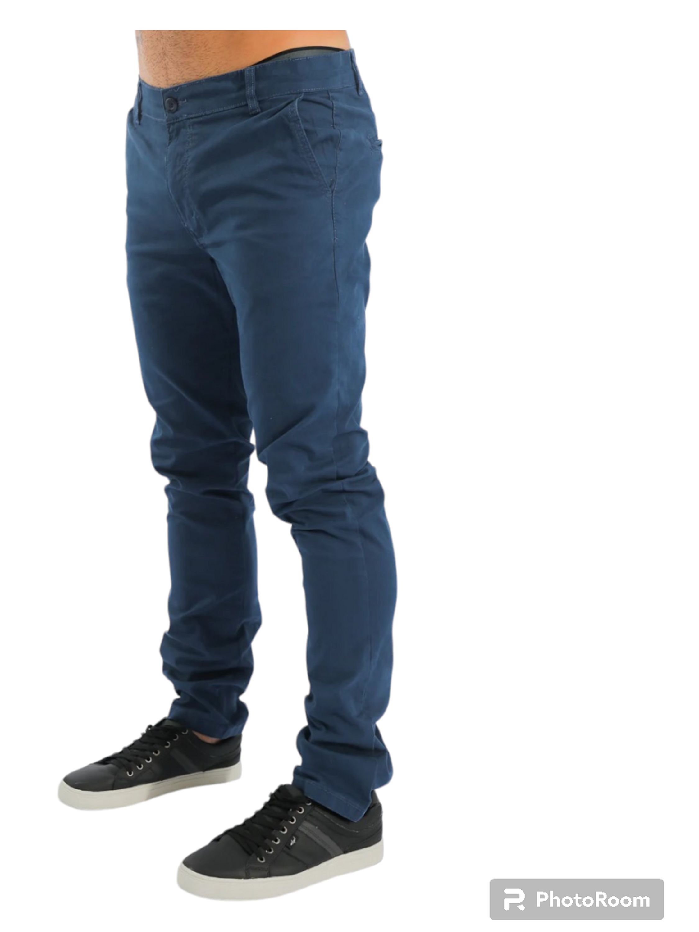 Calça Sarja Masculina Slim Fit C/ Elastano Várias Cores Tendencia 2023