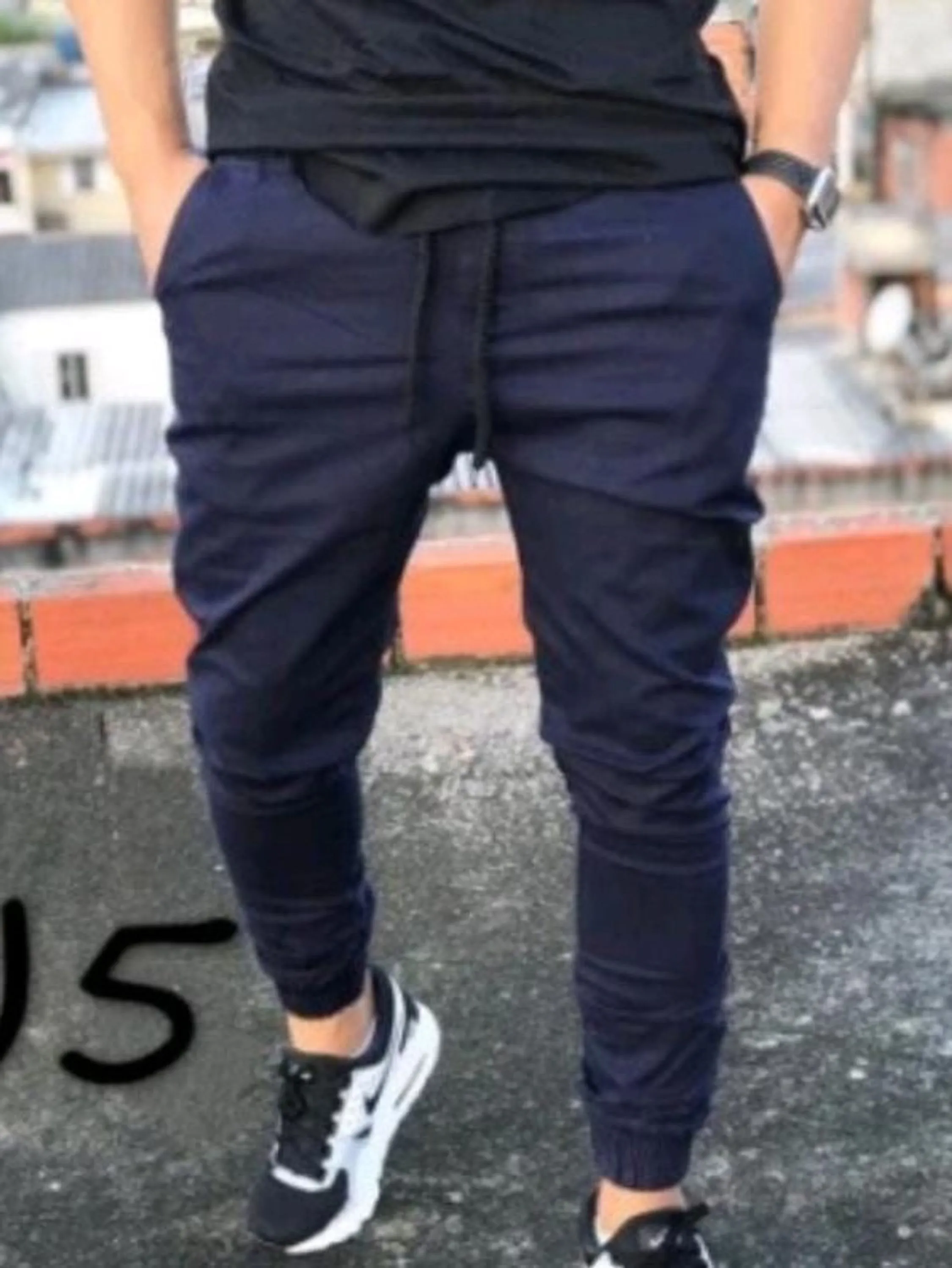 Calça Jeans Masculina Jogger Premium Tendencia