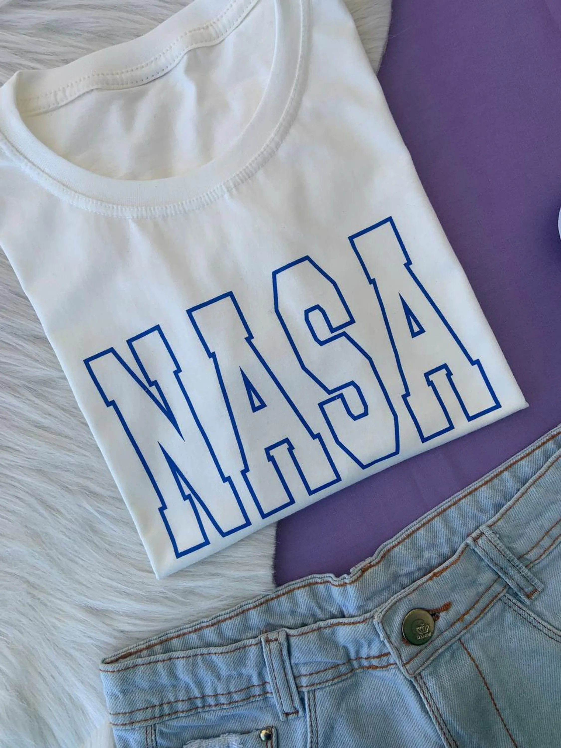 TSHIRT NASA AZUL