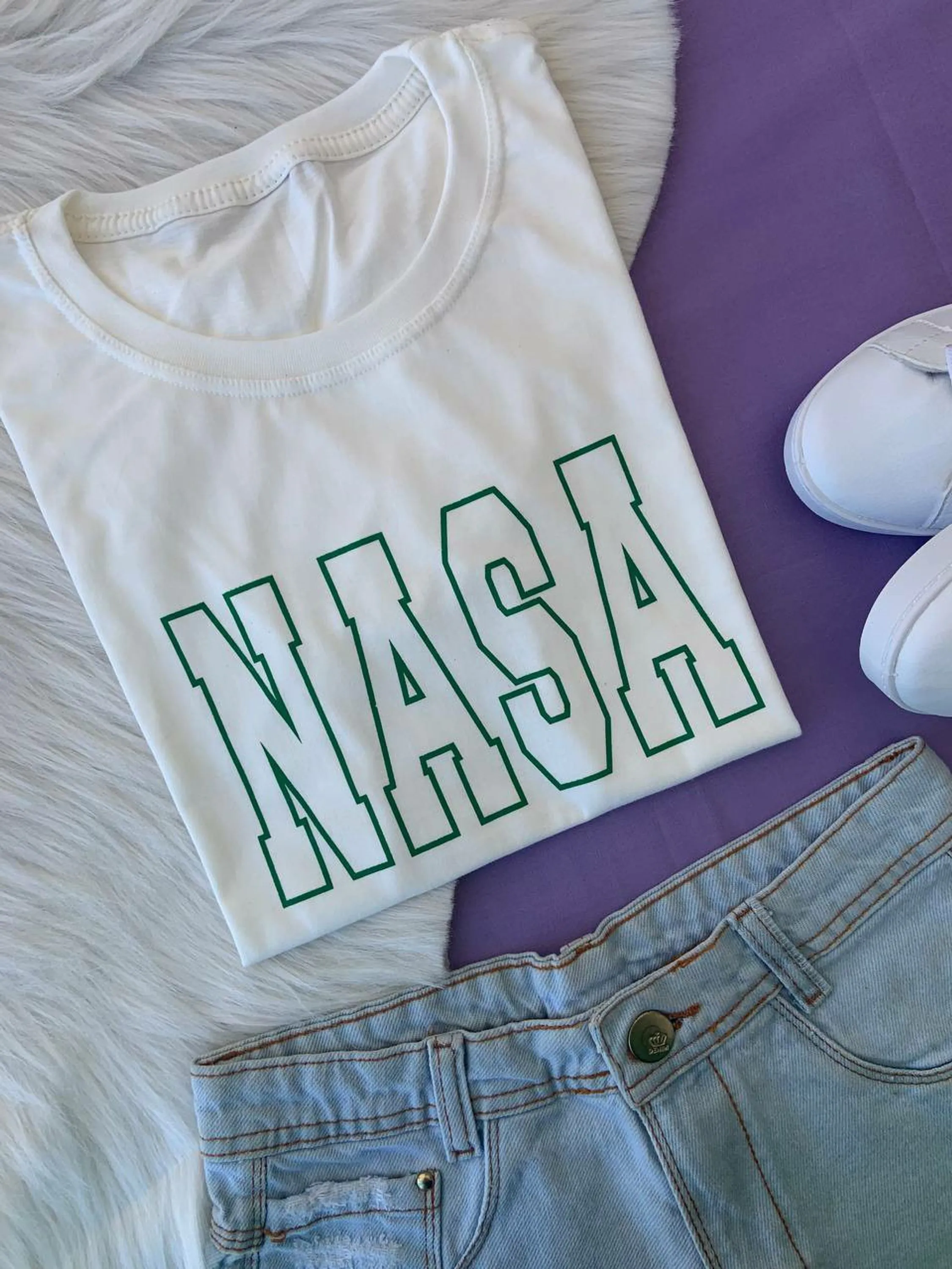 TSHIRT NASA VERDE