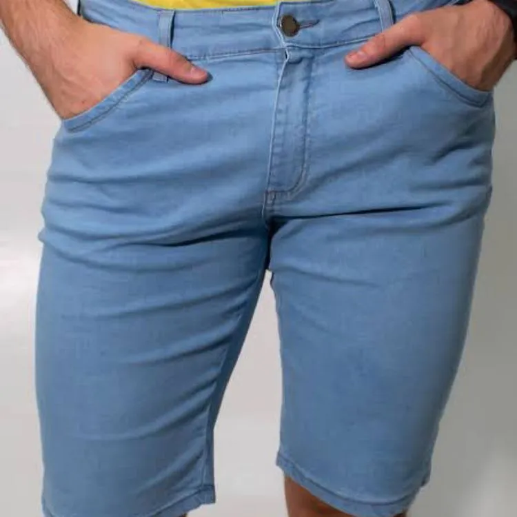 Bermuda jeans masculina