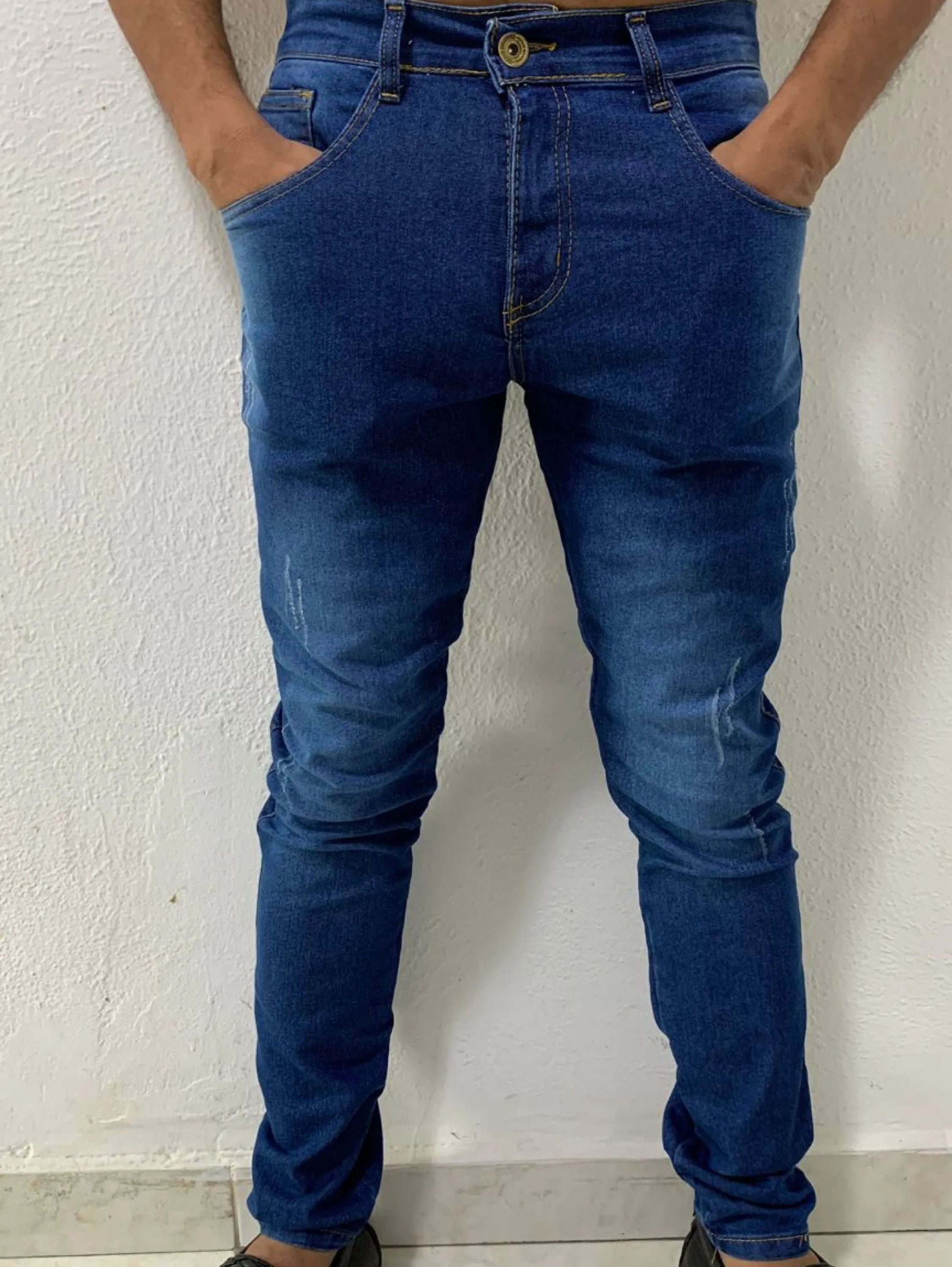 Calça jeans masculina básica