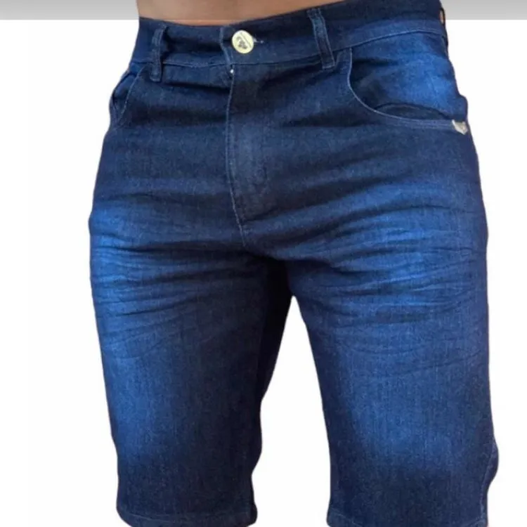 Bermuda jeans masculina